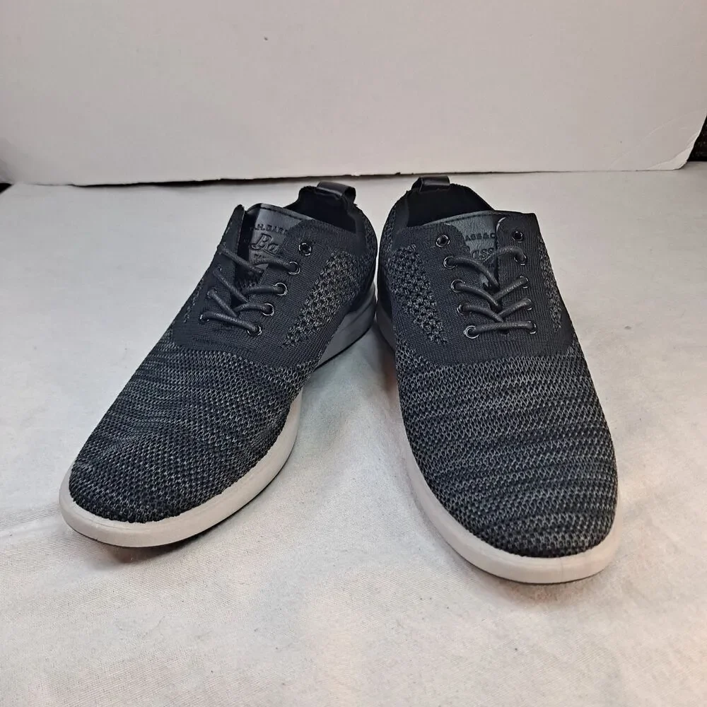 G.H. Bass & Co. Connor KT Oxford Mens Gray Black Casual Knit Shoes Size 9